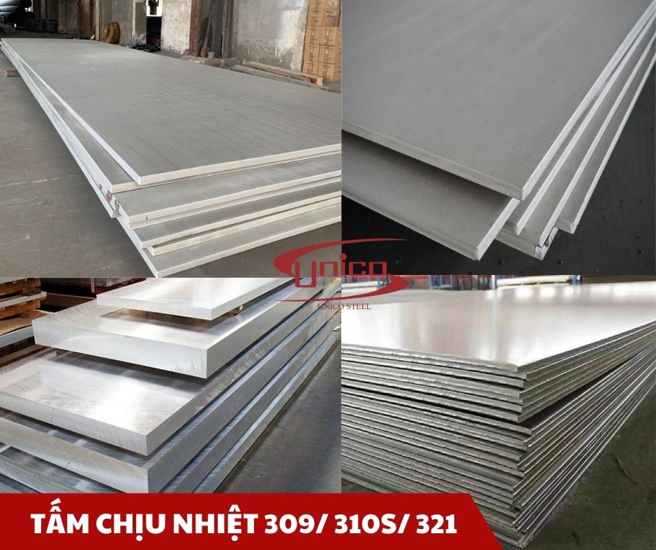 Tấm chịu nhiệt 309, 310S, 321 - Unico Steel